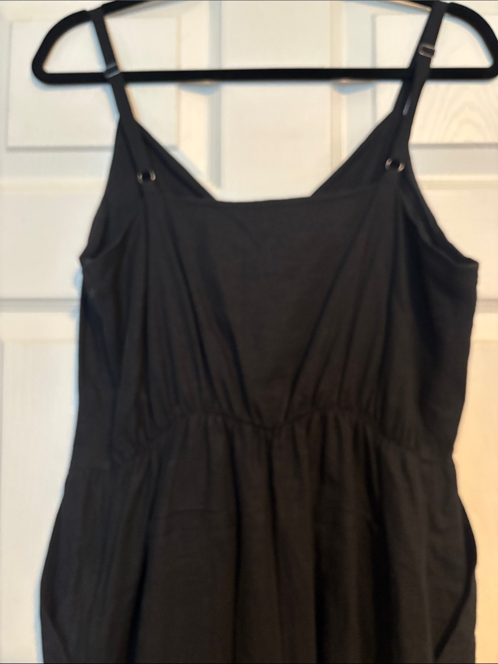 Simply Vera Vera Wang Black Sleeveless Jumpsuit with Tie Waist - Picture 5 of 7